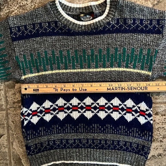 vintage zephyr sweater youth small - Picture 7 of 9